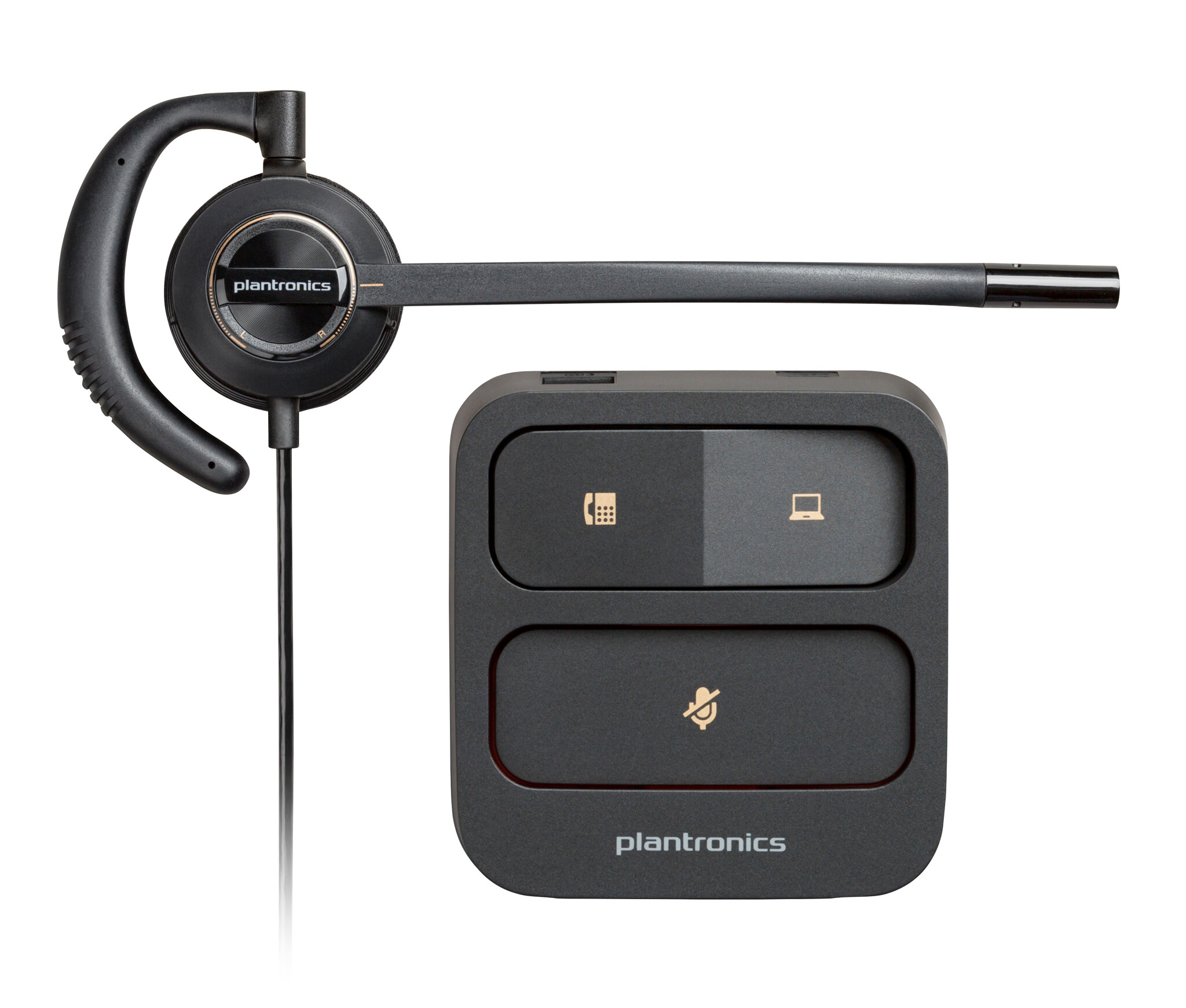 Hewlett & Packard INC. Poly EncorePro 530-headset met Quick Disconnect