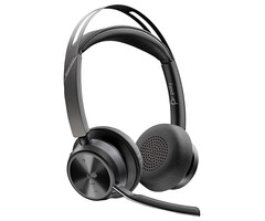 Hewlett & Packard INC. Poly Voyager Focus 2 Microsoft Teams Certified USB-C-C Headset +USB-C/A Adapter +Charging Stand