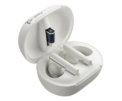 Hewlett & Packard INC. Poly Voyager Free 60/60+ Microsoft Teams Certified witte oordopjes (2 stuks)