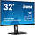 iiyama ProLite XUB3293UHSN-B5 computer monitor 80 cm (31.5") 3840 x 2160 Pixels 4K Ultra HD LCD Zwart