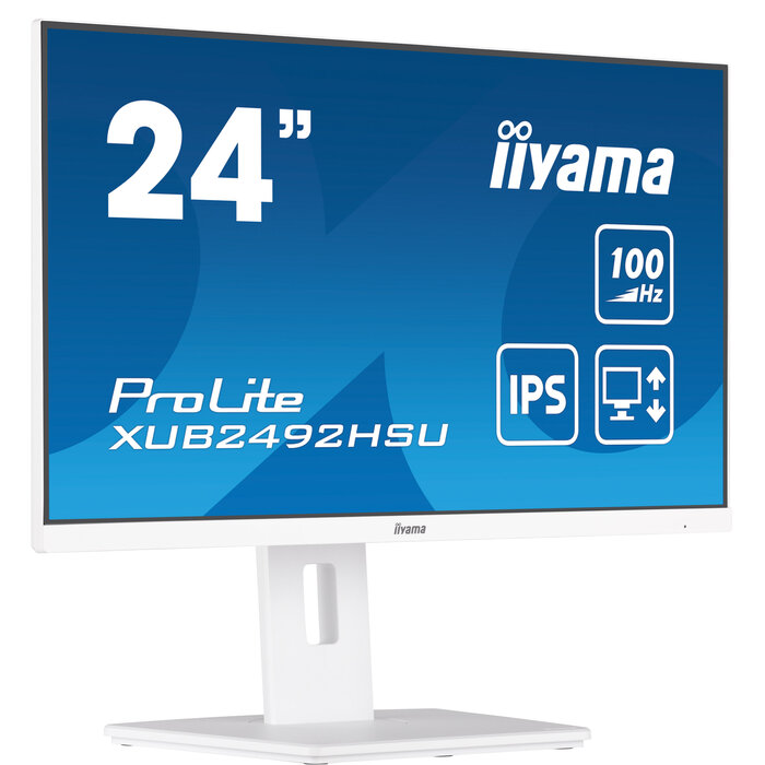 iiyama iiyama XUB2492HSU-W6 computer monitor 60,5 cm (23.8") 1920 x 1080 Pixels Full HD LED Wit