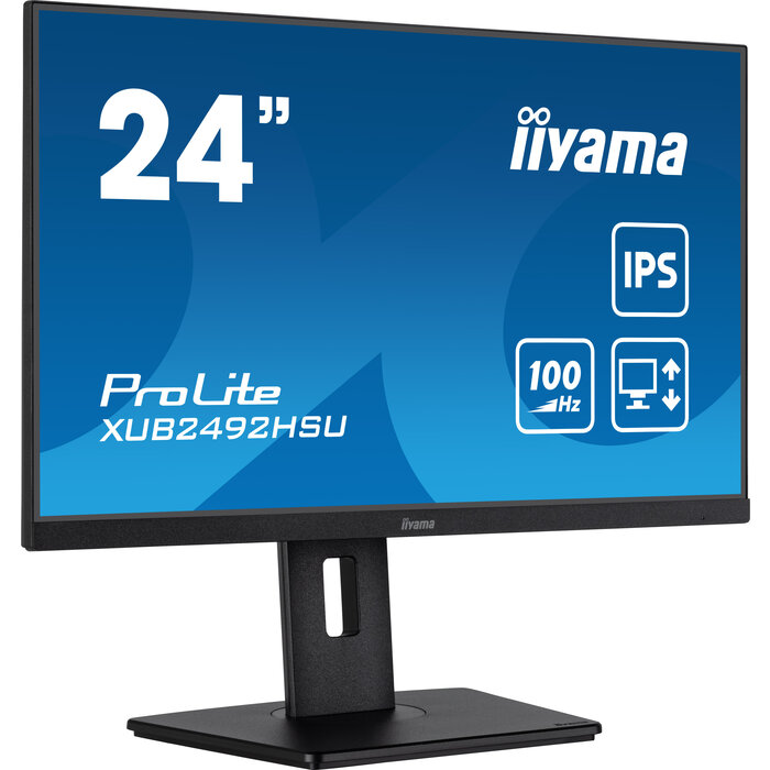 iiyama iiyama XUB2492HSU-B6 computer monitor 60,5 cm (23.8") 1920 x 1080 Pixels Full HD LED Zwart