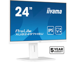 iiyama iiyama ProLite XUB2497HSU-W2 computer monitor 60,5 cm (23.8") 1920 x 1080 Pixels Full HD LED Wit