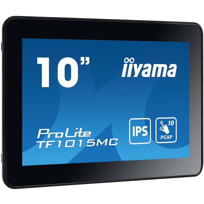 iiyama iiyama TF1015MC-B3 beeldkrant Interactief flatscreen 25,6 cm (10.1") LED 500 cd/m² HD Zwart Touchscreen