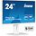 iiyama ProLite XUB2497HSN-W1 computer monitor 60,5 cm (23.8") 1920 x 1080 Pixels Full HD LED Wit