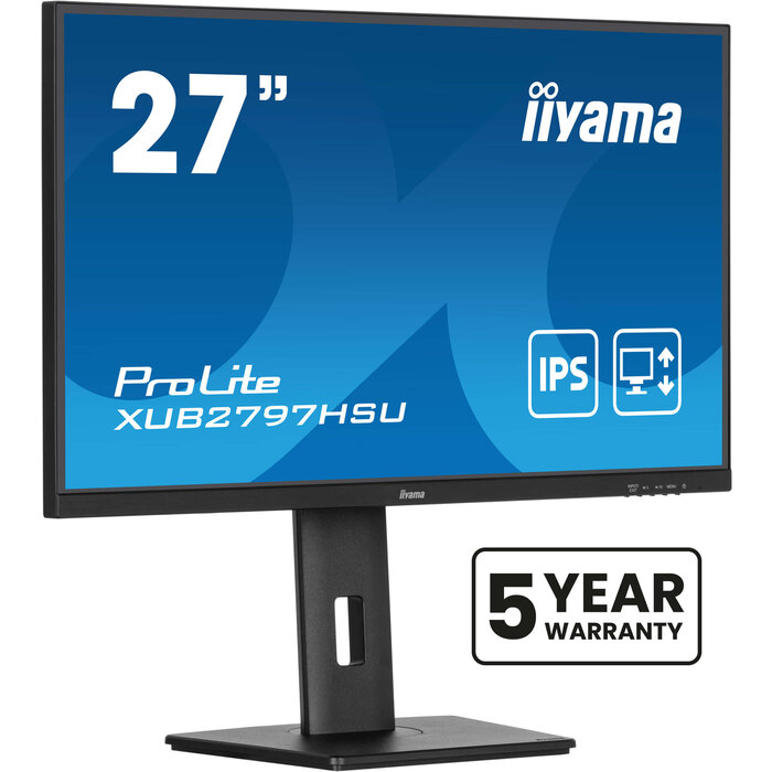 iiyama iiyama ProLite XUB2797HSU-B2 computer monitor 68,6 cm (27") 1920 x 1080 Pixels Full HD LED Zwart