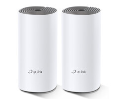TP-Link TP-Link Deco E4 (2-pack) Dual-band (2.4 GHz / 5 GHz) Wi-Fi 5 (802.11ac) Wit, Grijs Intern