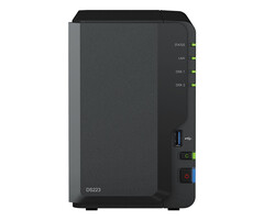 Synology Synology DiskStation DS223 NAS Mini Tower Realtek RTD1619B 2 GB DDR4 16 TB HDD DiskStation Manager Zwart