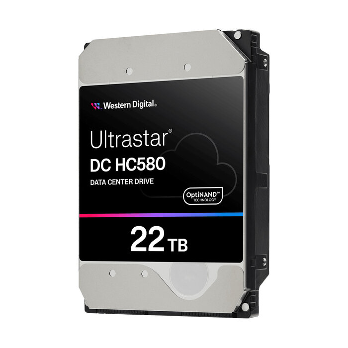 Western Digital Western Digital Ultrastar DC HC580 interne harde schijf 22 TB 7200 RPM 512 MB 3.5" SAS (0F62791)