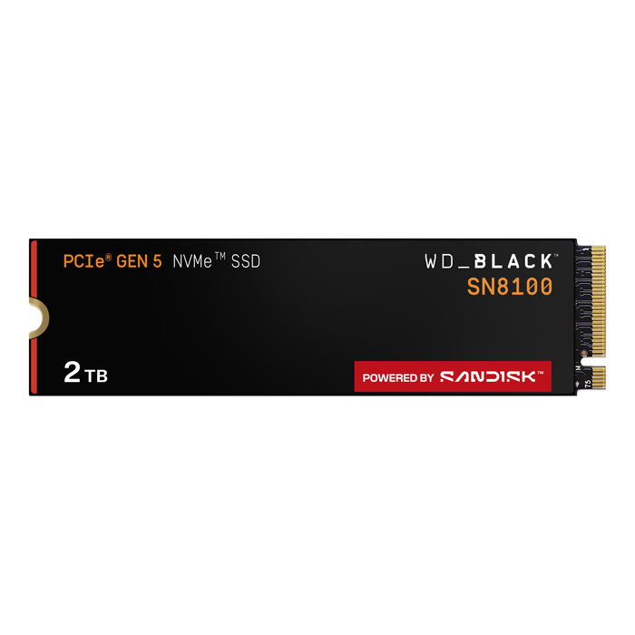 Western Digital SanDisk Black WD_BLACK SN8100 NVMe 2 TB M.2 PCI Express 5.0 TLC 3D NAND