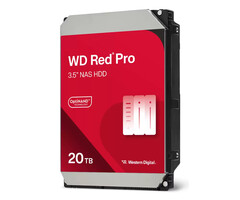 Western Digital Red Pro WD202KFGX interne harde schijf 20 TB 7200 RPM 512 MB 3.5" SATA III (WD202KFGX)