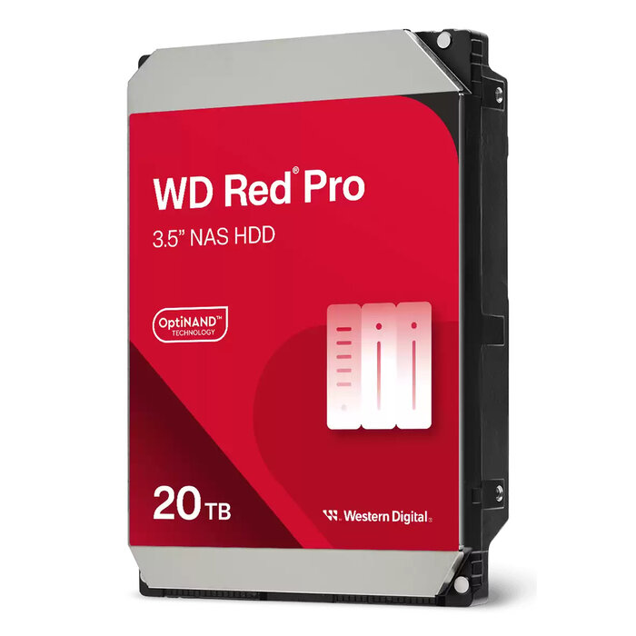 Western Digital Western Digital Red Pro WD202KFGX interne harde schijf 20 TB 7200 RPM 512 MB 3.5" SATA III