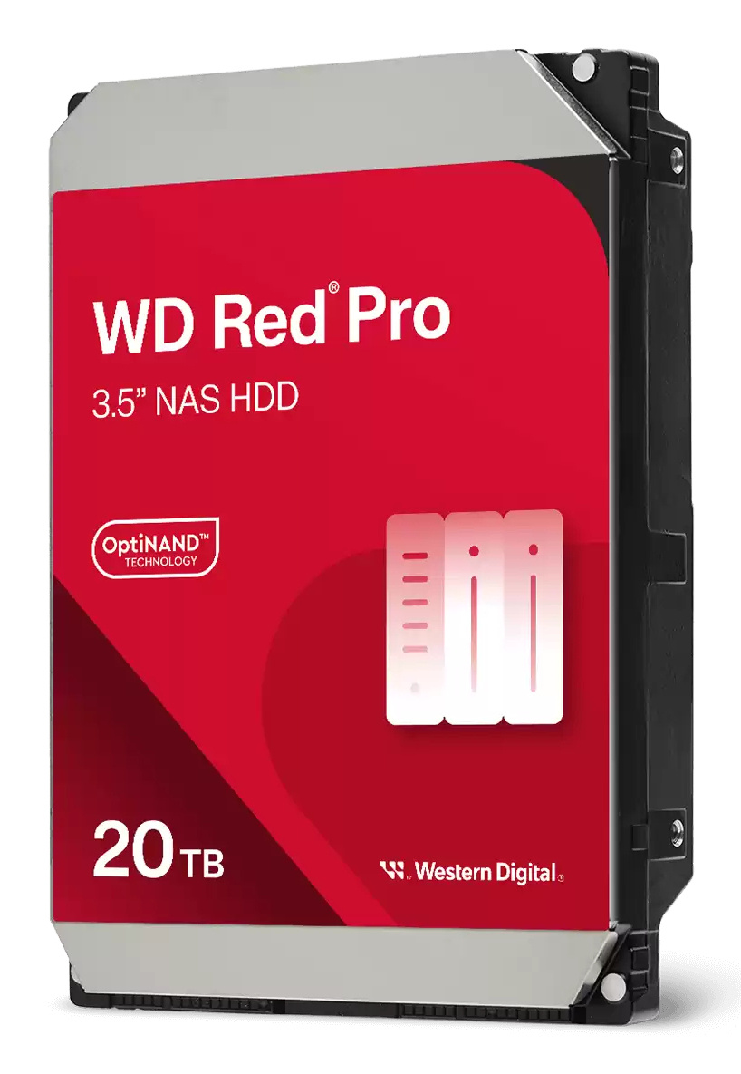 Western Digital Western Digital Red Pro WD202KFGX interne harde schijf 20 TB 7200 RPM 512 MB 3.5" SATA III