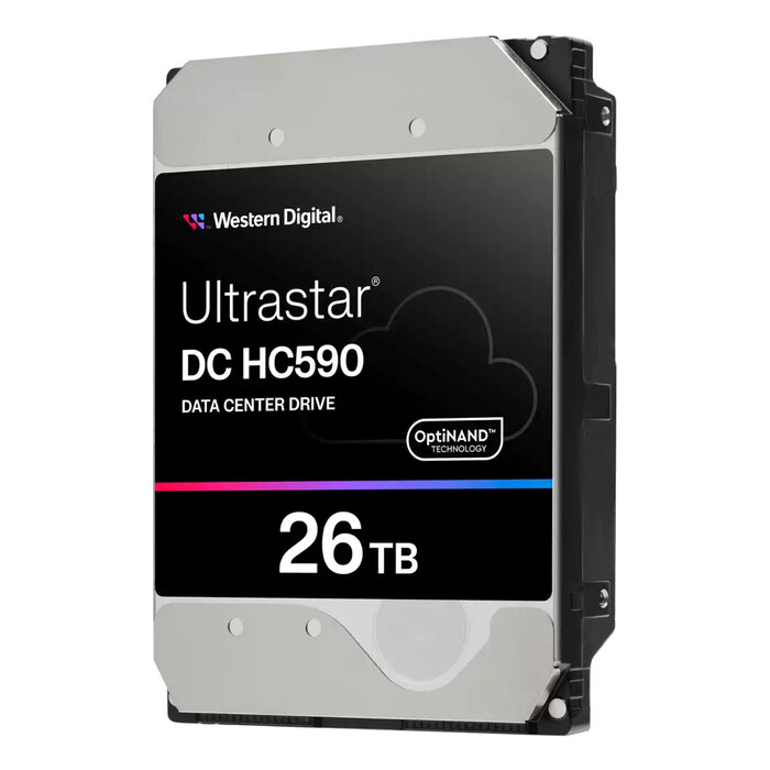 Western Digital Western Digital DC HC590 interne harde schijf 26 TB 7200 RPM 3.5" SAS