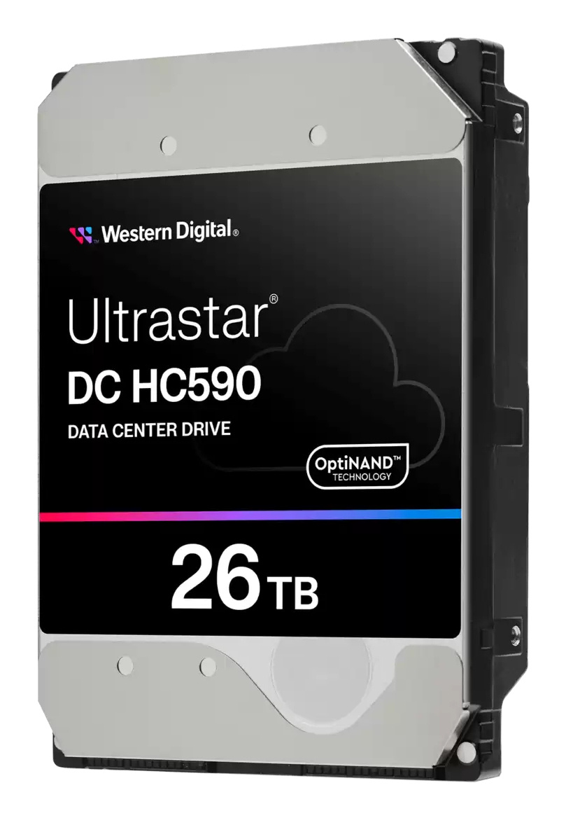 Western Digital Western Digital DC HC590 interne harde schijf 26 TB 7200 RPM 3.5" SAS