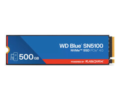 Western Digital WD Blue SN5100 500 GB M.2 PCI Express 4.0 NVMe QLC 3D NAND (WDS500G5B0E-00CPE0)