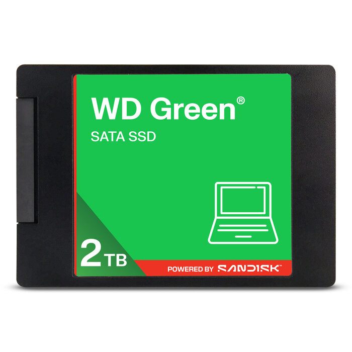 Western Digital SanDisk Green WDS100T5G0A 2 TB 2.5" SATA III 3D NAND