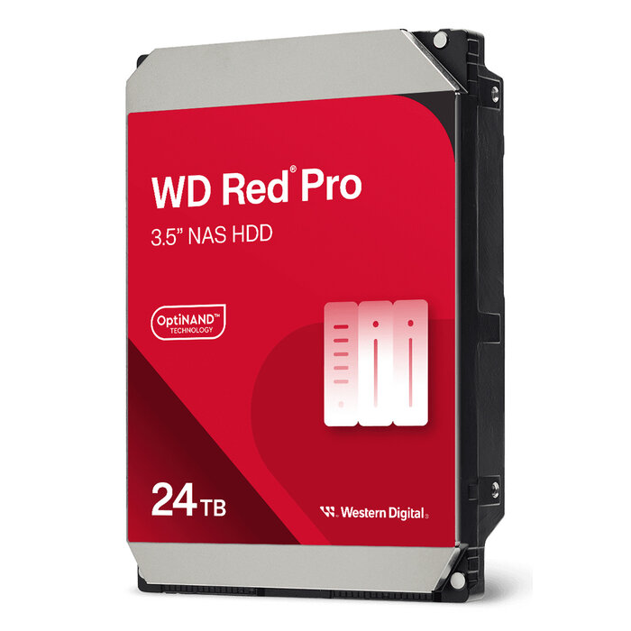 Western Digital Western Digital Red Pro WD241KFGX interne harde schijf 24 TB 7200 RPM 3.5" SATA