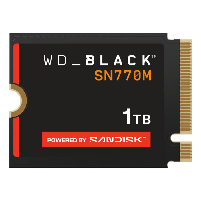Western Digital SanDisk Black WD_BLACK SN770M NVMe 1 TB M.2 PCI Express 4.0 TLC 3D NAND
