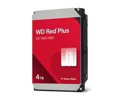 Western Digital Red Plus WD40EFZZ interne harde schijf 4 TB 5400 RPM 128 MB 3.5" SATA III (WD40EFZZ)