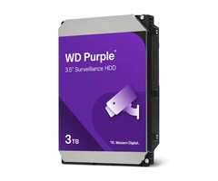 Western Digital Purple interne harde schijf 3 TB 5400 RPM 128 MB 3.5" SATA III (WD34PURZ)