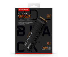 Western Digital SanDisk WD_BLACK SN850X NVMe 8 TB M.2 PCI Express 4.0