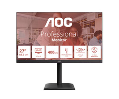 AOC AOC E4 U27E4CV computer monitor 68,6 cm (27") 3840 x 2160 Pixels 4K Ultra HD LED Zwart