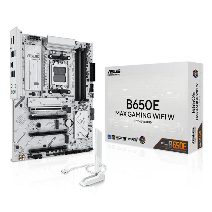 Asus ASUS B650E MAX GAMING WIFI W AMD B650 Socket AM5 ATX
