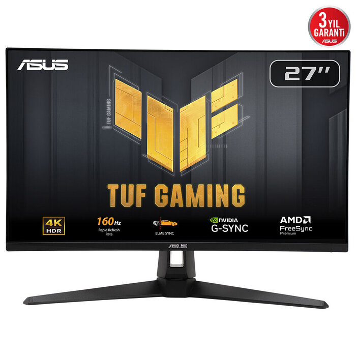 Asus ASUS TUF Gaming VG27UQ1A computer monitor 68,6 cm (27") 3840 x 2160 Pixels 4K Ultra HD LCD Zwart