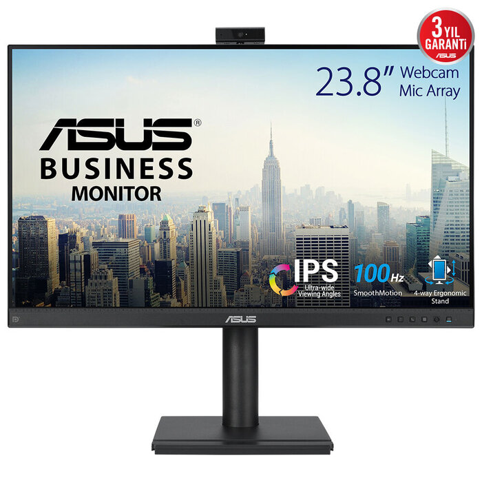 Asus ASUS BE249QFK computer monitor 60,5 cm (23.8") 1920 x 1080 Pixels Full HD LCD Zwart