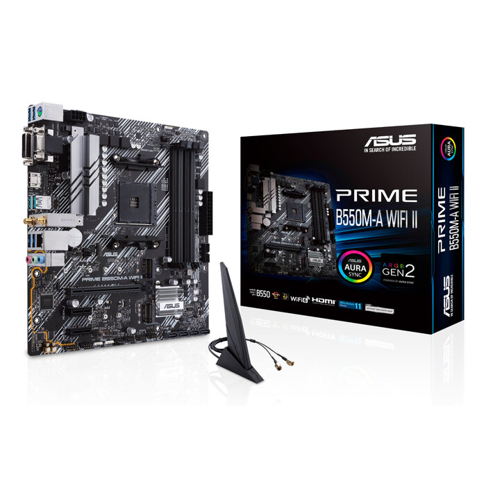 Asus ASUS PRIME B550M-A WIFI II AMD B550 Socket AM4 micro ATX