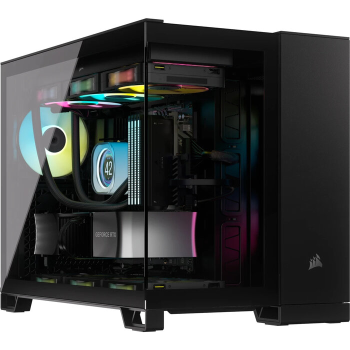 Corsair Corsair 2500X RGB Micro Tower Zwart
