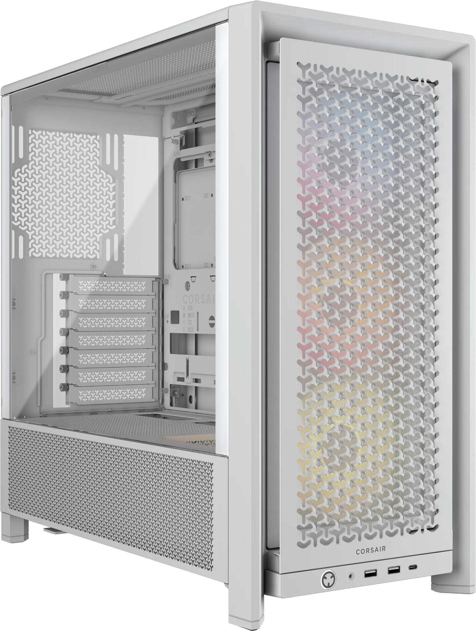 Corsair Corsair FRAME 4000D RS ARGB Midi Tower Wit