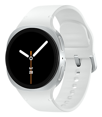 Samsung Samsung Galaxy Watch 8 3,3 cm (1.3") AMOLED 40 mm Digitaal 438 x 438 Pixels Touchscreen Zilver Wifi GPS
