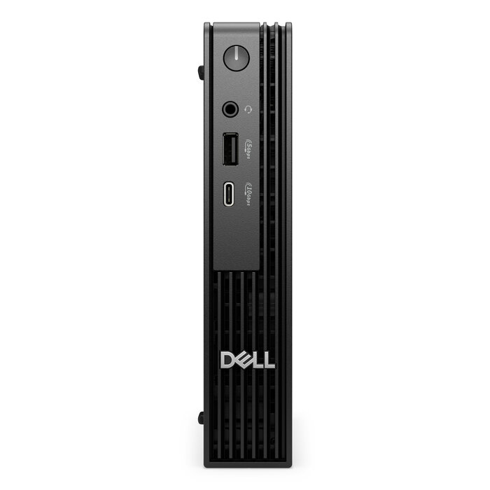 Dell DELL Pro Micro QCM1255 AMD Ryzen™ 5 PRO 8500GE 16 GB DDR5-SDRAM 512 GB SSD Windows 11 Pro Micro PC Mini PC Zwart