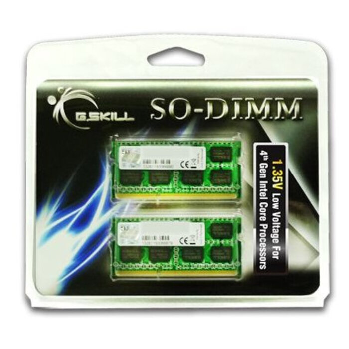 G.Skill G.Skill 8GB DDR3-1600 geheugenmodule 2 x 4 GB 204-pin SO-DIMM