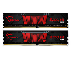 G.Skill G.Skill Aegis F4-3200C16D-32GIS geheugenmodule 32 GB 2 x 16 GB DDR4 288-pin DIMM