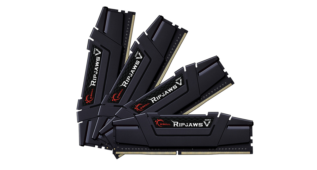 G.Skill G.Skill Ripjaws V F4-3200C16Q-128GVK geheugenmodule 128 GB 4 x 32 GB DDR4 288-pin DIMM