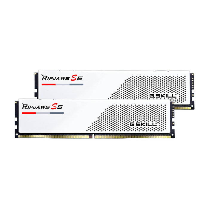 G.Skill G.Skill Ripjaws S5 / F5-6000J3040F16GX2-RS5W geheugenmodule 32 GB 2 x 16 GB DDR5 4800 MT/s 288-pin DIMM