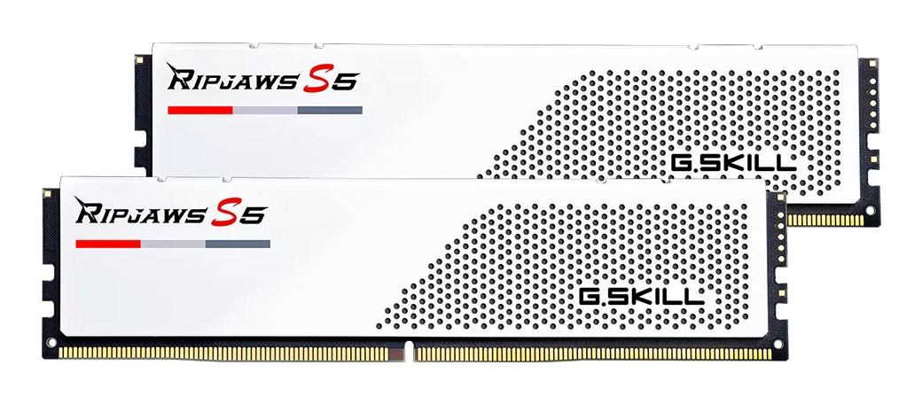 G.Skill G.Skill F5-6000J2836G32GX2-RS5W geheugenmodule 64 GB 2 x 32 GB DDR5 4800 MT/s 288-pin DIMM