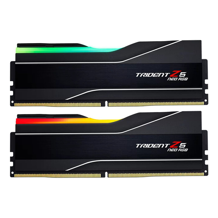 G.Skill G.Skill Trident Z5 Neo RGB F5-6000J3244G64GX2-TZ5NR geheugenmodule 128 GB 2 x 64 GB DDR5 6000 MT/s 288-pin DIMM