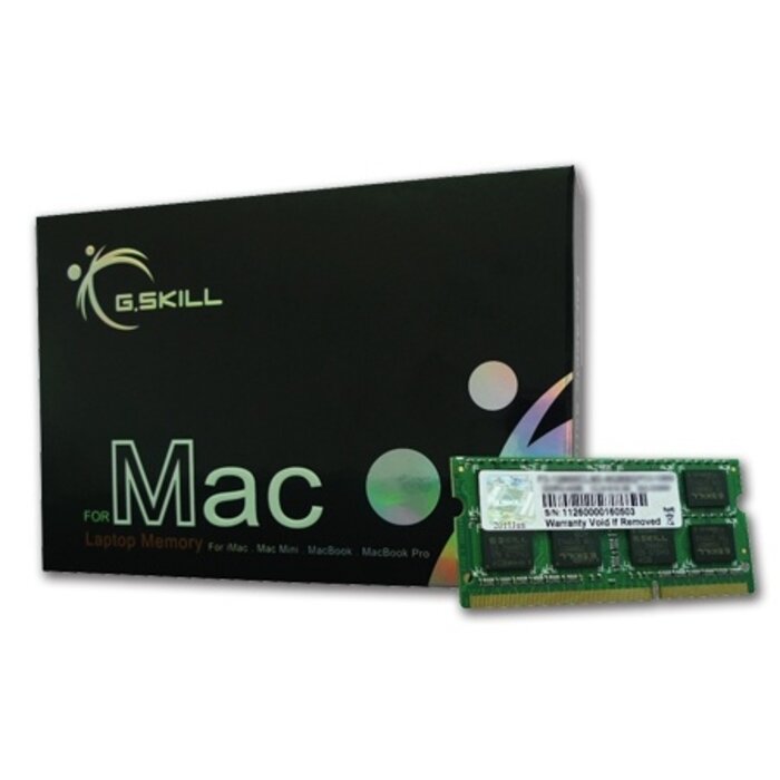 G.Skill G.Skill 4GB DDR3-1066 SQ MAC geheugenmodule 1 x 4 GB 204-pin SO-DIMM