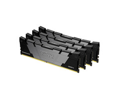 Kingston Kingston Technology FURY 64GB 3600MT/s DDR4 CL16 DIMM (set van 4) 1Gx8 Renegade Zwart