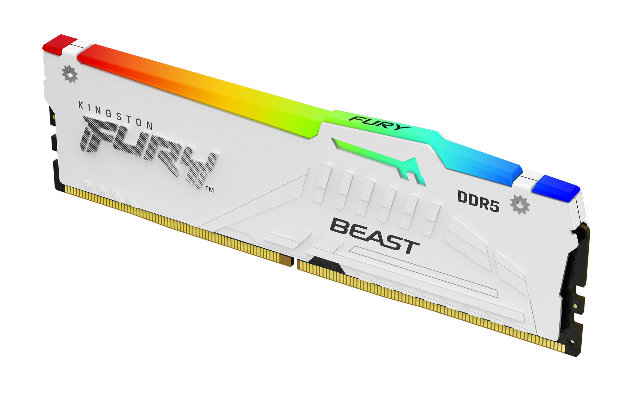 Kingston Kingston Technology FURY Beast 16GB 6000MT/s DDR5 CL36 DIMM White RGB EXPO