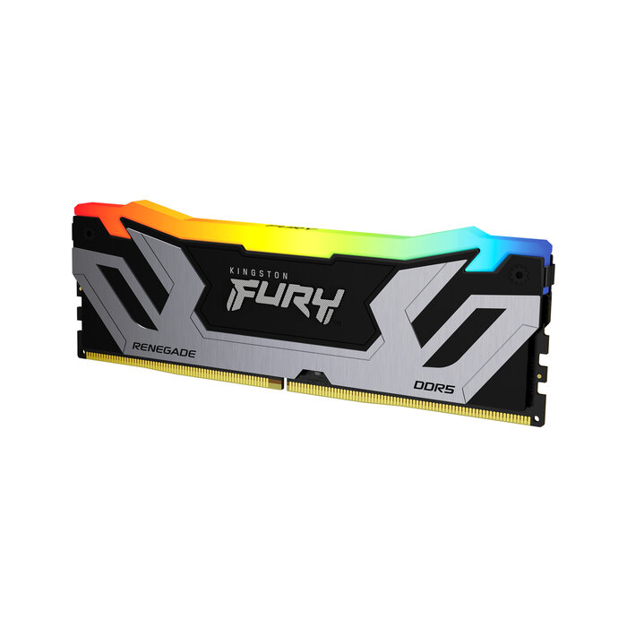 Kingston Kingston Technology FURY 24GB 8400MT/s DDR5 CL40 CUDIMM Renegade RGB Silver XMP