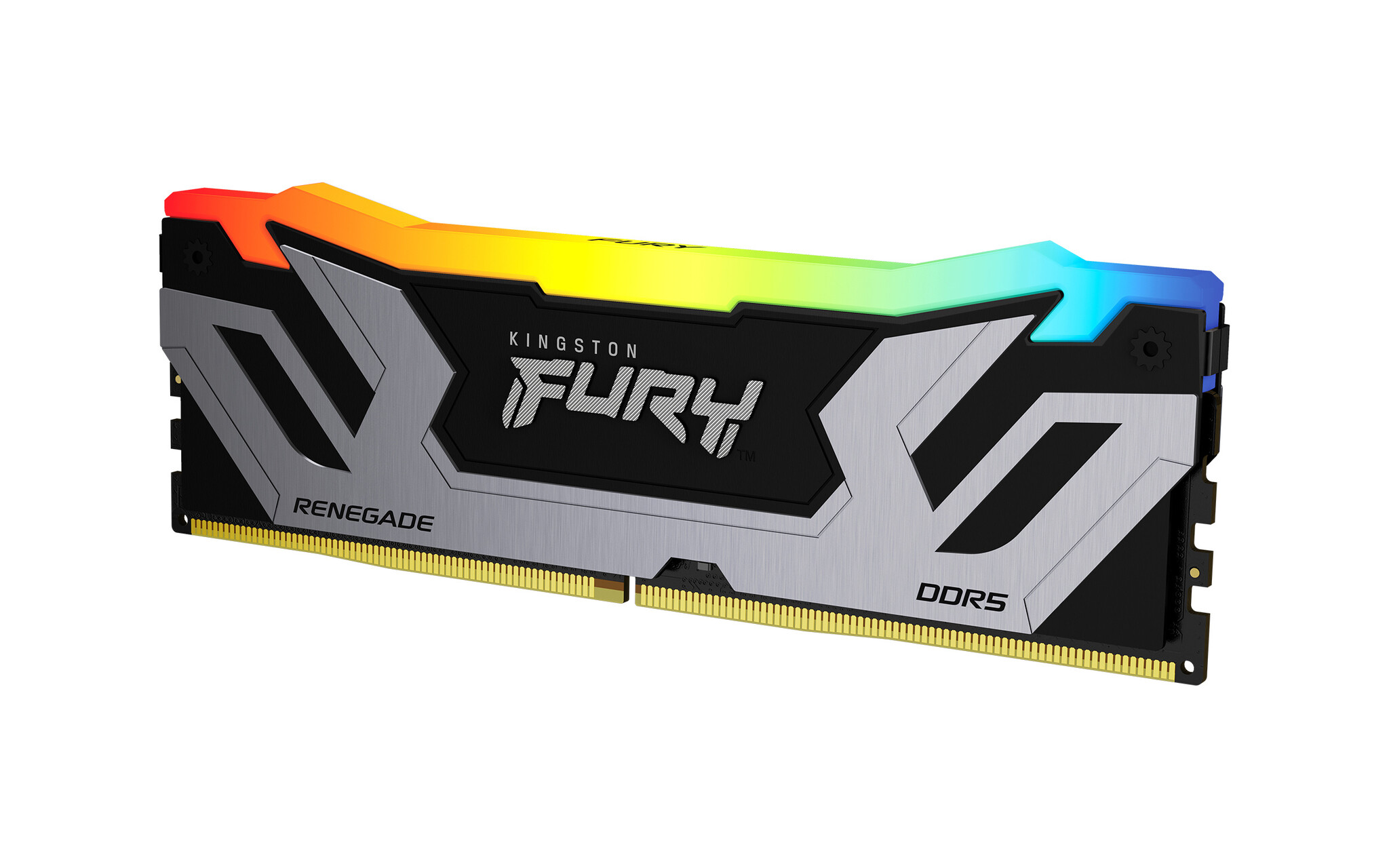 Kingston Kingston Technology FURY 24GB 8400MT/s DDR5 CL40 CUDIMM Renegade RGB Silver XMP