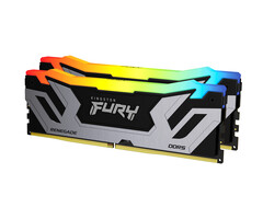 Kingston Kingston Technology FURY 48GB 8400MT/s DDR5 CL40 CUDIMM (set van 2) Renegade RGB Silver XMP
