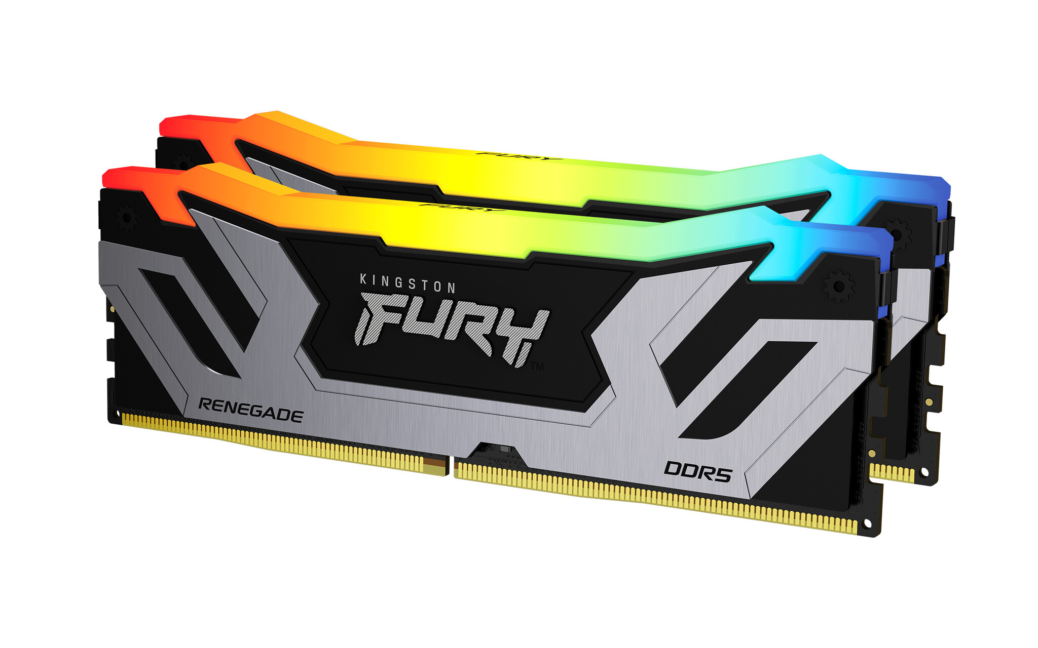 Kingston Kingston Technology FURY 48GB 8400MT/s DDR5 CL40 CUDIMM (set van 2) Renegade RGB Silver XMP