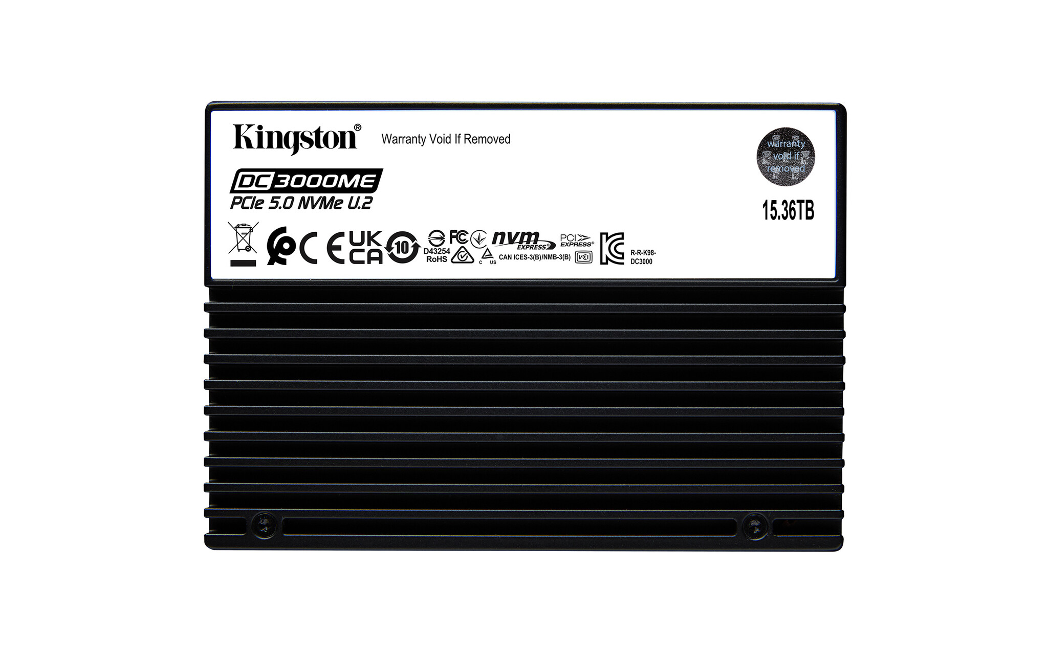 Kingston Kingston Technology 15,36TB DC3000ME U.2 PCIe 5.0 NVMe TCG Opal Enterprise SSD