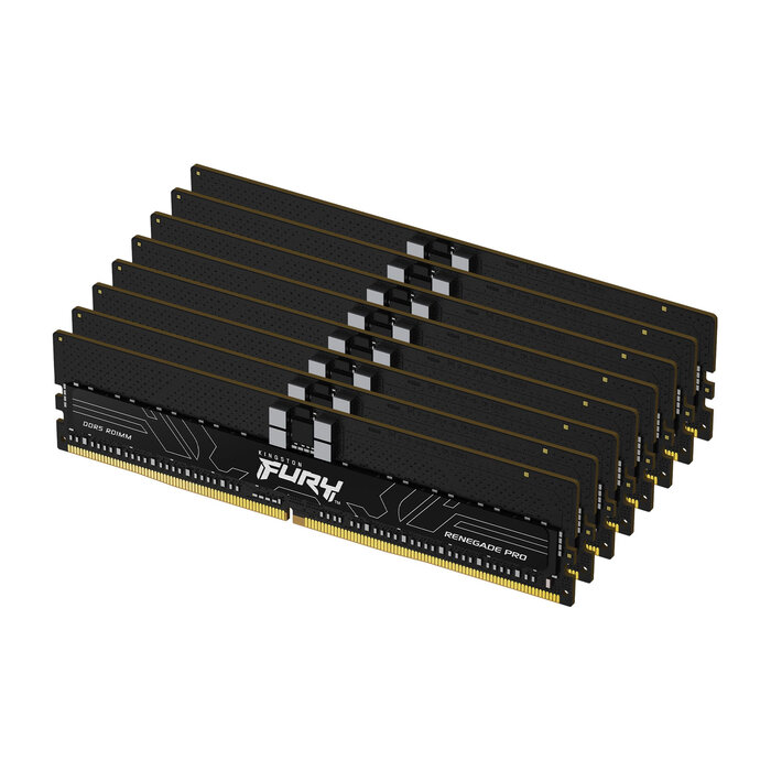Kingston Kingston Technology FURY 256GB 5600MT/s DDR5 ECC Reg CL28 DIMM (set van 8) Renegade Pro EXPO